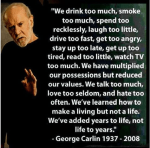 Wk 14 Life by George Carlin