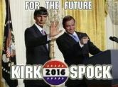 Kirk and Spock