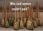 Women cant park